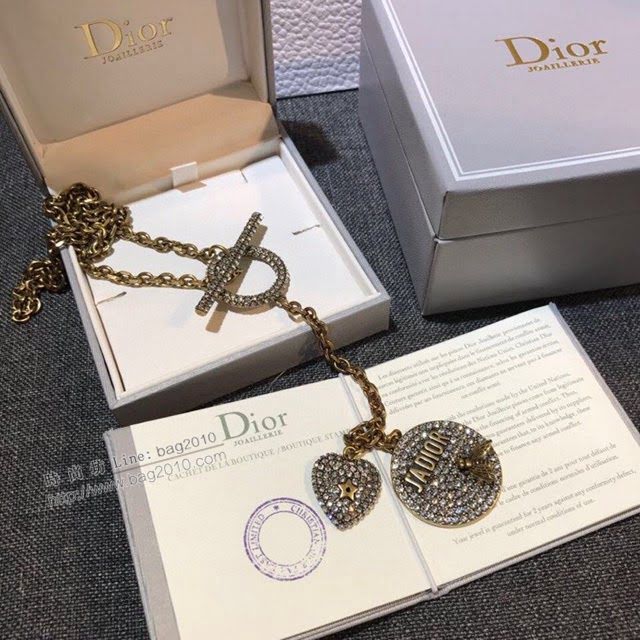 Dior飾品 迪奧經典熱銷新款金色銀色星星蜜蜂項鏈  zgd1102
